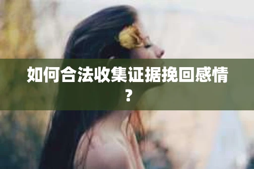 如何合法收集证据挽回感情? 如何合法收集证据挽回感情?
