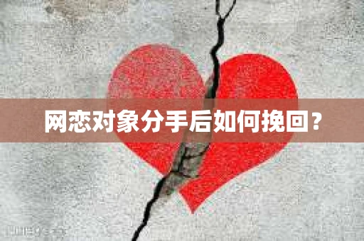 网恋对象分手后如何挽回？