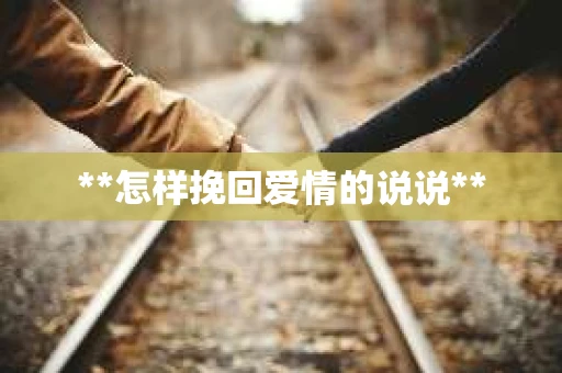 **怎样挽回爱情的说说**