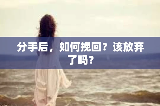 分手后,如何挽回?该放弃了吗? 分手后,如何挽回?该放弃了吗?