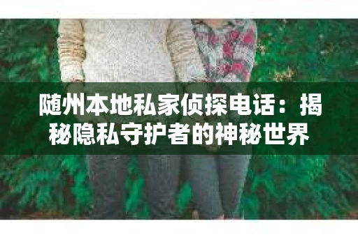 随州本地私家侦探电话：揭秘隐私守护者的神秘世界