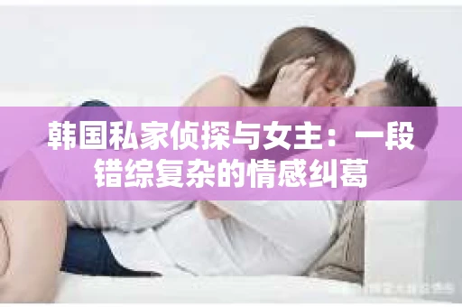 韩国私家侦探与女主：一段错综复杂的情感纠葛