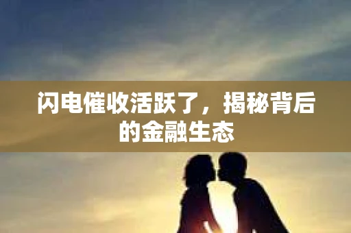 闪电催收活跃了，揭秘背后的金融生态