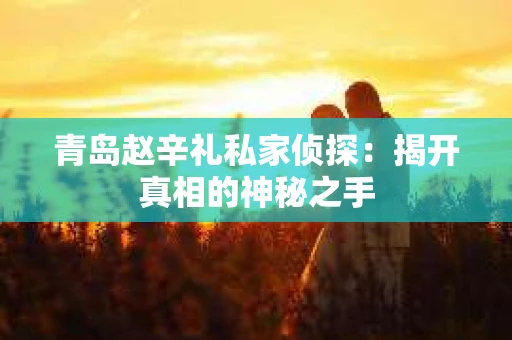 青岛赵辛礼私家侦探：揭开真相的神秘之手