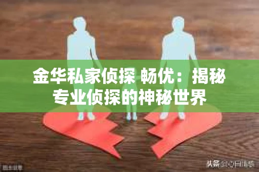 金华私家侦探 畅优：揭秘专业侦探的神秘世界
