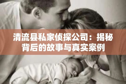 清流县私家侦探公司：揭秘背后的故事与真实案例