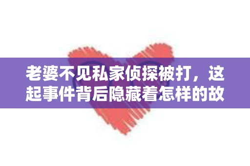 老婆不见私家侦探被打，这起事件背后隐藏着怎样的故事？让我们一起揭开这层神秘的面纱。