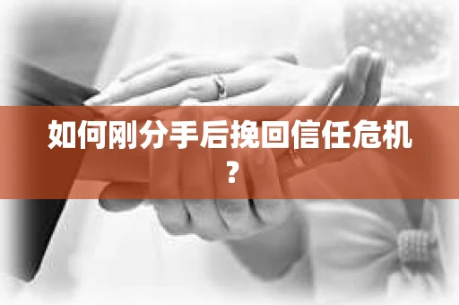 如何刚分手后挽回信任危机？